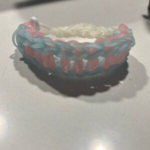 Rainbow loom handcrafted bracelet